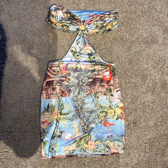 Tropical print dress small - Picture 1 of 1